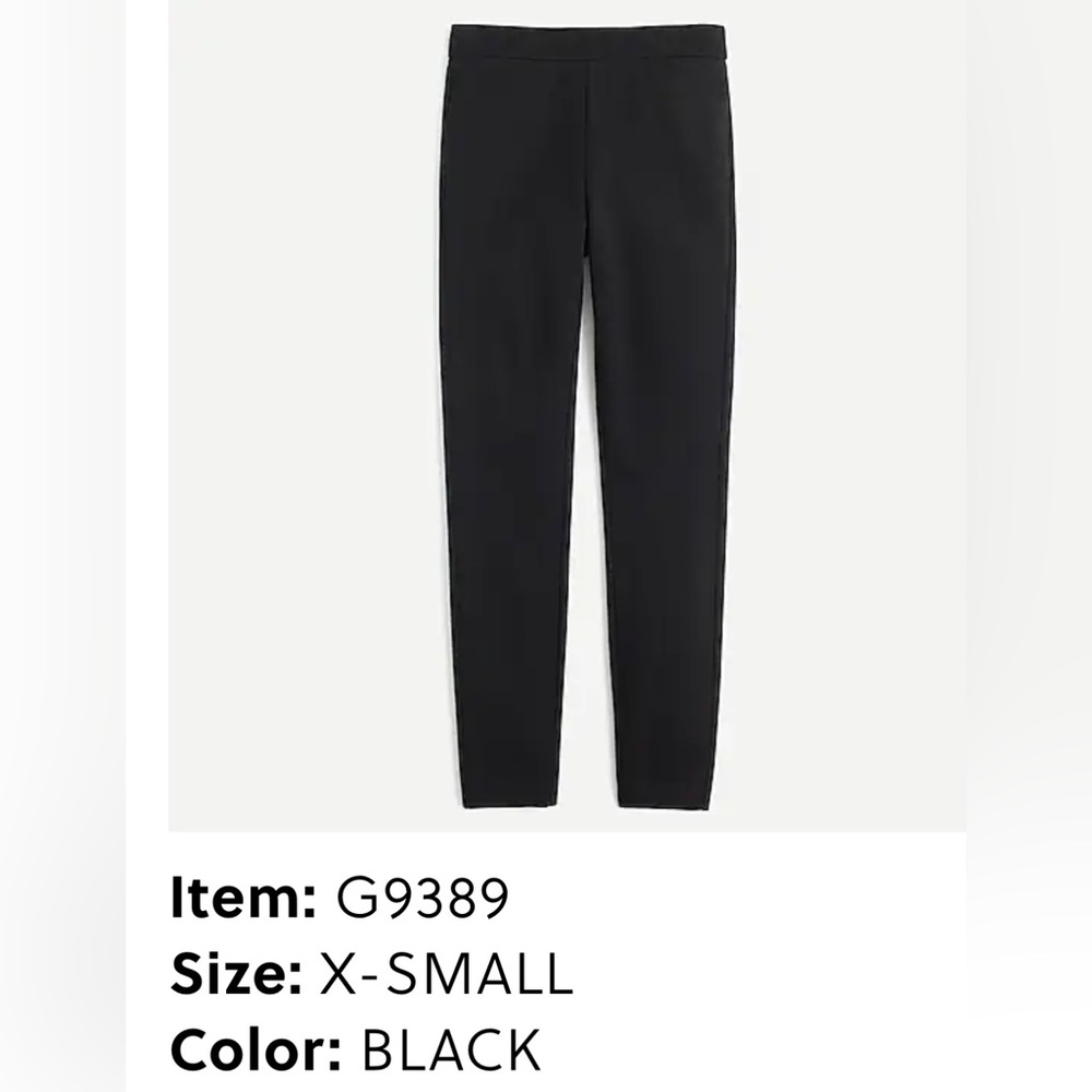 JCrew Black stretch pants